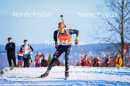 19.03.2022, Oslo, Norway (NOR): Roman Rees (GER) - IBU World Cup Biathlon, pursuit men, Oslo (NOR). www.nordicfocus.com. © Manzoni/NordicFocus. Every downloaded picture is fee-liable.