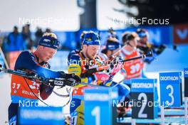 19.03.2022, Oslo, Norway (NOR): Sebastian Stalder (SUI) - IBU World Cup Biathlon, pursuit men, Oslo (NOR). www.nordicfocus.com. © Manzoni/NordicFocus. Every downloaded picture is fee-liable.