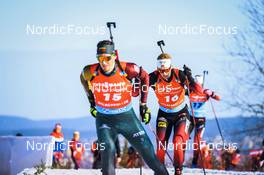 19.03.2022, Oslo, Norway (NOR): Sivert Guttorm Bakken (NOR) - IBU World Cup Biathlon, pursuit men, Oslo (NOR). www.nordicfocus.com. © Manzoni/NordicFocus. Every downloaded picture is fee-liable.