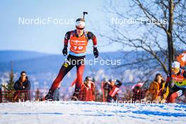 19.03.2022, Oslo, Norway (NOR): Filip Fjeld Andersen (NOR) - IBU World Cup Biathlon, pursuit men, Oslo (NOR). www.nordicfocus.com. © Manzoni/NordicFocus. Every downloaded picture is fee-liable.