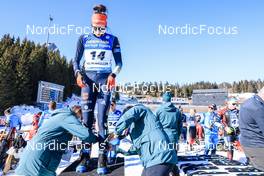19.03.2022, Oslo, Norway (NOR): Vanessa Voigt (GER) - IBU World Cup Biathlon, pursuit women, Oslo (NOR). www.nordicfocus.com. © Manzoni/NordicFocus. Every downloaded picture is fee-liable.