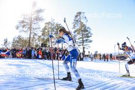 19.03.2022, Oslo, Norway (NOR): Nastassia Kinnunen (FIN) - IBU World Cup Biathlon, pursuit women, Oslo (NOR). www.nordicfocus.com. © Manzoni/NordicFocus. Every downloaded picture is fee-liable.
