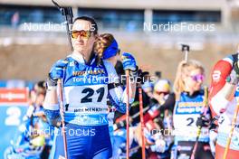 19.03.2022, Oslo, Norway (NOR): Nastassia Kinnunen (FIN) - IBU World Cup Biathlon, pursuit women, Oslo (NOR). www.nordicfocus.com. © Manzoni/NordicFocus. Every downloaded picture is fee-liable.