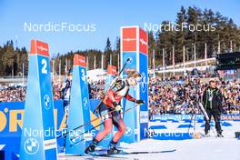 19.03.2022, Oslo, Norway (NOR): Marte Olsbu Roeiseland (NOR) - IBU World Cup Biathlon, pursuit women, Oslo (NOR). www.nordicfocus.com. © Manzoni/NordicFocus. Every downloaded picture is fee-liable.