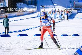 19.03.2022, Oslo, Norway (NOR): Lisa Theresa Hauser (AUT) - IBU World Cup Biathlon, pursuit women, Oslo (NOR). www.nordicfocus.com. © Manzoni/NordicFocus. Every downloaded picture is fee-liable.