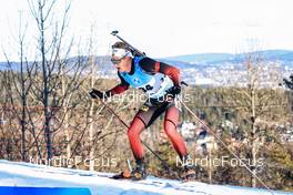 18.03.2022, Oslo, Norway (NOR): Filip Fjeld Andersen (NOR) - IBU World Cup Biathlon, sprint men, Oslo (NOR). www.nordicfocus.com. © Manzoni/NordicFocus. Every downloaded picture is fee-liable.