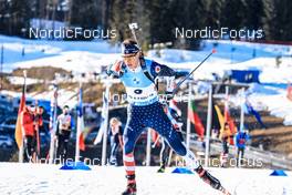 18.03.2022, Oslo, Norway (NOR): Paul Schommer (USA) - IBU World Cup Biathlon, sprint men, Oslo (NOR). www.nordicfocus.com. © Manzoni/NordicFocus. Every downloaded picture is fee-liable.