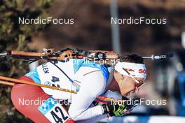 18.03.2022, Oslo, Norway (NOR): Felix Leitner (AUT) - IBU World Cup Biathlon, sprint men, Oslo (NOR). www.nordicfocus.com. © Manzoni/NordicFocus. Every downloaded picture is fee-liable.