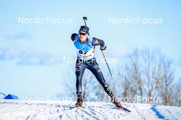 18.03.2022, Oslo, Norway (NOR): Lucas Fratzscher (GER) - IBU World Cup Biathlon, sprint men, Oslo (NOR). www.nordicfocus.com. © Manzoni/NordicFocus. Every downloaded picture is fee-liable.