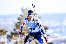 18.03.2022, Oslo, Norway (NOR): Michal Krcmar (CZE) - IBU World Cup Biathlon, sprint men, Oslo (NOR). www.nordicfocus.com. © Manzoni/NordicFocus. Every downloaded picture is fee-liable.