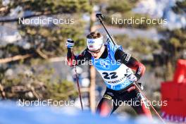 18.03.2022, Oslo, Norway (NOR): Tarjei Boe (NOR) - IBU World Cup Biathlon, sprint men, Oslo (NOR). www.nordicfocus.com. © Manzoni/NordicFocus. Every downloaded picture is fee-liable.
