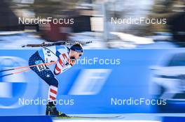 18.03.2022, Oslo, Norway (NOR): Leif Nordgren (USA) - IBU World Cup Biathlon, sprint men, Oslo (NOR). www.nordicfocus.com. © Manzoni/NordicFocus. Every downloaded picture is fee-liable.