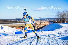 18.03.2022, Oslo, Norway (NOR): Malte Stefansson (SWE) - IBU World Cup Biathlon, sprint men, Oslo (NOR). www.nordicfocus.com. © Manzoni/NordicFocus. Every downloaded picture is fee-liable.
