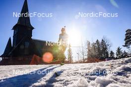 18.03.2022, Oslo, Norway (NOR): Johannes Kuehn (GER) - IBU World Cup Biathlon, sprint men, Oslo (NOR). www.nordicfocus.com. © Manzoni/NordicFocus. Every downloaded picture is fee-liable.