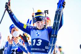 18.03.2022, Oslo, Norway (NOR): Sebastian Samuelsson (SWE) - IBU World Cup Biathlon, sprint men, Oslo (NOR). www.nordicfocus.com. © Manzoni/NordicFocus. Every downloaded picture is fee-liable.