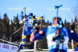 18.03.2022, Oslo, Norway (NOR): Martin Ponsiluoma (SWE) - IBU World Cup Biathlon, sprint men, Oslo (NOR). www.nordicfocus.com. © Manzoni/NordicFocus. Every downloaded picture is fee-liable.