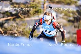18.03.2022, Oslo, Norway (NOR): Scott Gow (CAN) - IBU World Cup Biathlon, sprint men, Oslo (NOR). www.nordicfocus.com. © Manzoni/NordicFocus. Every downloaded picture is fee-liable.