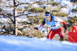 18.03.2022, Oslo, Norway (NOR): Simon Eder (AUT) - IBU World Cup Biathlon, sprint men, Oslo (NOR). www.nordicfocus.com. © Manzoni/NordicFocus. Every downloaded picture is fee-liable.