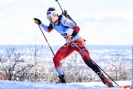 18.03.2022, Oslo, Norway (NOR): Simon Eder (AUT) - IBU World Cup Biathlon, sprint men, Oslo (NOR). www.nordicfocus.com. © Manzoni/NordicFocus. Every downloaded picture is fee-liable.