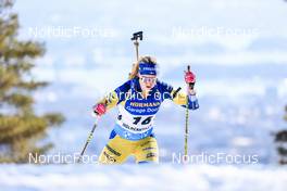 18.03.2022, Oslo, Norway (NOR): Mona Brorsson (SWE) - IBU World Cup Biathlon, sprint women, Oslo (NOR). www.nordicfocus.com. © Manzoni/NordicFocus. Every downloaded picture is fee-liable.