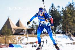 18.03.2022, Oslo, Norway (NOR): Aita Gasparin (SUI) - IBU World Cup Biathlon, sprint women, Oslo (NOR). www.nordicfocus.com. © Manzoni/NordicFocus. Every downloaded picture is fee-liable.