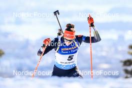 18.03.2022, Oslo, Norway (NOR): Vanessa Voigt (GER) - IBU World Cup Biathlon, sprint women, Oslo (NOR). www.nordicfocus.com. © Manzoni/NordicFocus. Every downloaded picture is fee-liable.