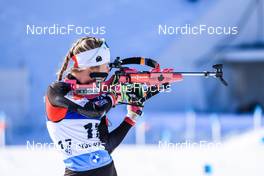 18.03.2022, Oslo, Norway (NOR): Emma Lunder (CAN) - IBU World Cup Biathlon, sprint women, Oslo (NOR). www.nordicfocus.com. © Manzoni/NordicFocus. Every downloaded picture is fee-liable.