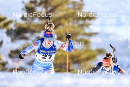 18.03.2022, Oslo, Norway (NOR): Paulina Fialkova (SVK) - IBU World Cup Biathlon, sprint women, Oslo (NOR). www.nordicfocus.com. © Manzoni/NordicFocus. Every downloaded picture is fee-liable.