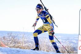 18.03.2022, Oslo, Norway (NOR): Elvira Oeberg (SWE) - IBU World Cup Biathlon, sprint women, Oslo (NOR). www.nordicfocus.com. © Manzoni/NordicFocus. Every downloaded picture is fee-liable.