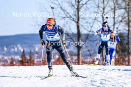 18.03.2022, Oslo, Norway (NOR): Janina Hettich (GER) - IBU World Cup Biathlon, sprint women, Oslo (NOR). www.nordicfocus.com. © Manzoni/NordicFocus. Every downloaded picture is fee-liable.