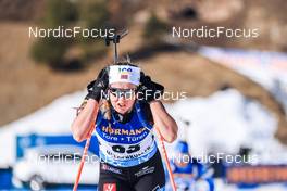 18.03.2022, Oslo, Norway (NOR): Karoline Erdal (NOR) - IBU World Cup Biathlon, sprint women, Oslo (NOR). www.nordicfocus.com. © Manzoni/NordicFocus. Every downloaded picture is fee-liable.