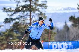18.03.2022, Oslo, Norway (NOR): Anais Bescond (FRA) - IBU World Cup Biathlon, sprint women, Oslo (NOR). www.nordicfocus.com. © Manzoni/NordicFocus. Every downloaded picture is fee-liable.