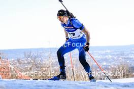 18.03.2022, Oslo, Norway (NOR): Julia Simon (FRA) - IBU World Cup Biathlon, sprint women, Oslo (NOR). www.nordicfocus.com. © Manzoni/NordicFocus. Every downloaded picture is fee-liable.
