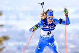 18.03.2022, Oslo, Norway (NOR): Lisa Vittozzi (ITA) - IBU World Cup Biathlon, sprint women, Oslo (NOR). www.nordicfocus.com. © Manzoni/NordicFocus. Every downloaded picture is fee-liable.