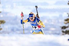 18.03.2022, Oslo, Norway (NOR): Hanna Oeberg (SWE) - IBU World Cup Biathlon, sprint women, Oslo (NOR). www.nordicfocus.com. © Manzoni/NordicFocus. Every downloaded picture is fee-liable.