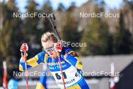 18.03.2022, Oslo, Norway (NOR): Emma Nilsson (SWE) - IBU World Cup Biathlon, sprint women, Oslo (NOR). www.nordicfocus.com. © Manzoni/NordicFocus. Every downloaded picture is fee-liable.