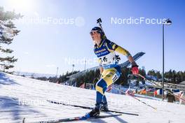 18.03.2022, Oslo, Norway (NOR): Mona Brorsson (SWE) - IBU World Cup Biathlon, sprint women, Oslo (NOR). www.nordicfocus.com. © Manzoni/NordicFocus. Every downloaded picture is fee-liable.