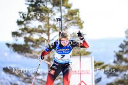18.03.2022, Oslo, Norway (NOR): Ingrid Landmark Tandrevold (NOR) - IBU World Cup Biathlon, sprint women, Oslo (NOR). www.nordicfocus.com. © Manzoni/NordicFocus. Every downloaded picture is fee-liable.