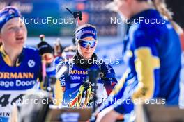 18.03.2022, Oslo, Norway (NOR): Aita Gasparin (SUI) - IBU World Cup Biathlon, sprint women, Oslo (NOR). www.nordicfocus.com. © Manzoni/NordicFocus. Every downloaded picture is fee-liable.