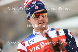 16.03.2022, Oslo, Norway (NOR): Sean Doherty (USA) - IBU World Cup Biathlon, training, Oslo (NOR). www.nordicfocus.com. © Manzoni/NordicFocus. Every downloaded picture is fee-liable.