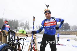 16.03.2022, Oslo, Norway (NOR): Simon Desthieux (FRA) - IBU World Cup Biathlon, training, Oslo (NOR). www.nordicfocus.com. © Manzoni/NordicFocus. Every downloaded picture is fee-liable.