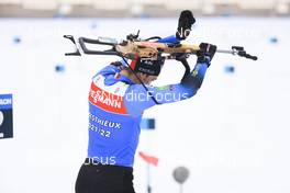 16.03.2022, Oslo, Norway (NOR): Simon Desthieux (FRA) - IBU World Cup Biathlon, training, Oslo (NOR). www.nordicfocus.com. © Manzoni/NordicFocus. Every downloaded picture is fee-liable.