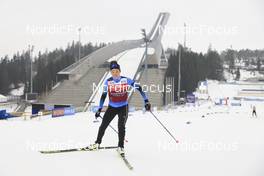 17.03.2022, Oslo, Norway (NOR): Lou Jeanmonnot (FRA) - IBU World Cup Biathlon, training, Oslo (NOR). www.nordicfocus.com. © Manzoni/NordicFocus. Every downloaded picture is fee-liable.