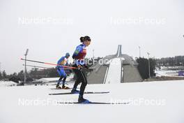 17.03.2022, Oslo, Norway (NOR): Julia Simon (FRA) - IBU World Cup Biathlon, training, Oslo (NOR). www.nordicfocus.com. © Manzoni/NordicFocus. Every downloaded picture is fee-liable.