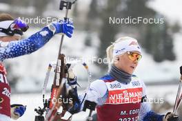 17.03.2022, Oslo, Norway (NOR): Mari Eder (FIN) - IBU World Cup Biathlon, training, Oslo (NOR). www.nordicfocus.com. © Manzoni/NordicFocus. Every downloaded picture is fee-liable.