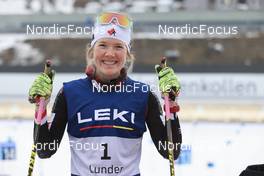 17.03.2022, Oslo, Norway (NOR): Emma Lunder (CAN) - IBU World Cup Biathlon, training, Oslo (NOR). www.nordicfocus.com. © Manzoni/NordicFocus. Every downloaded picture is fee-liable.