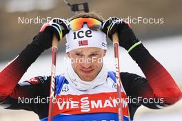 16.03.2022, Oslo, Norway (NOR): Tarjei Boe (NOR) - IBU World Cup Biathlon, training, Oslo (NOR). www.nordicfocus.com. © Manzoni/NordicFocus. Every downloaded picture is fee-liable.