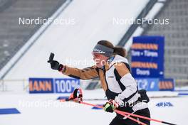 17.03.2022, Oslo, Norway (NOR): Laura Dahlmeier (GER) - IBU World Cup Biathlon, training, Oslo (NOR). www.nordicfocus.com. © Manzoni/NordicFocus. Every downloaded picture is fee-liable.