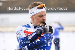 16.03.2022, Oslo, Norway (NOR): Heikki Laitinen (FIN) - IBU World Cup Biathlon, training, Oslo (NOR). www.nordicfocus.com. © Manzoni/NordicFocus. Every downloaded picture is fee-liable.