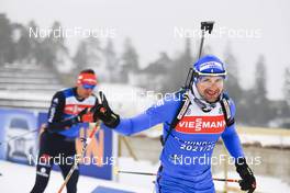 16.03.2022, Oslo, Norway (NOR): Dominik Windisch (ITA) - IBU World Cup Biathlon, training, Oslo (NOR). www.nordicfocus.com. © Manzoni/NordicFocus. Every downloaded picture is fee-liable.